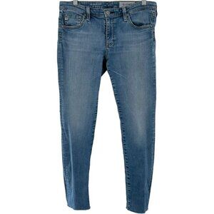 Adriano Goldschmied The Legging Ankle Super Skinny Raw Hem Jeans Size 29 R